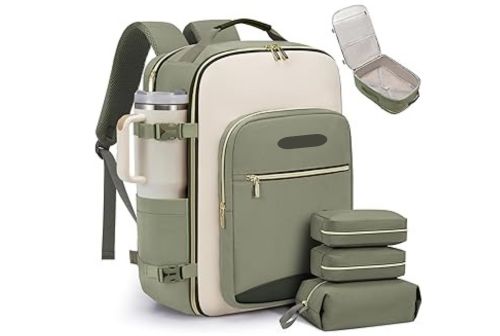A travel backpack