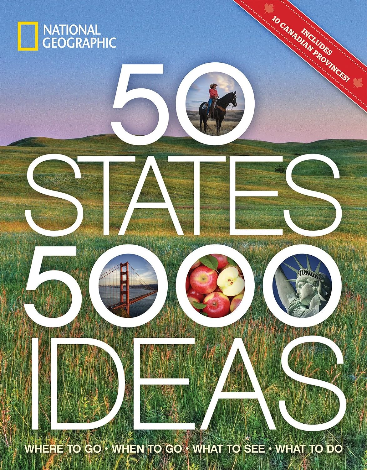 Travel Guidebook 50 States, 5000 Ideas by National Geographic