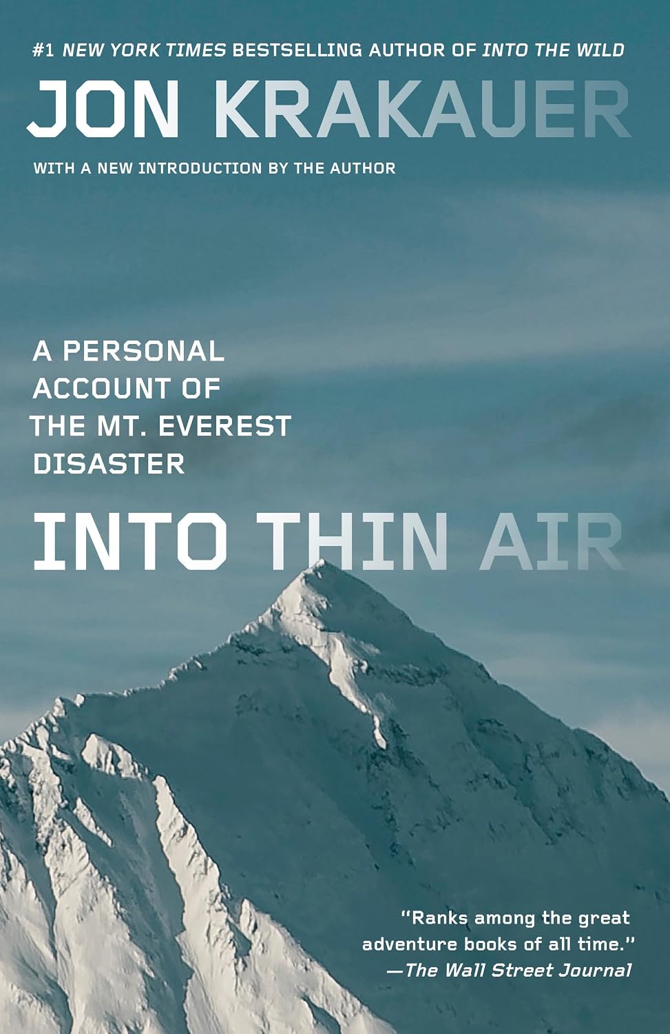 Book Into Thin Air by Jon Krakauer