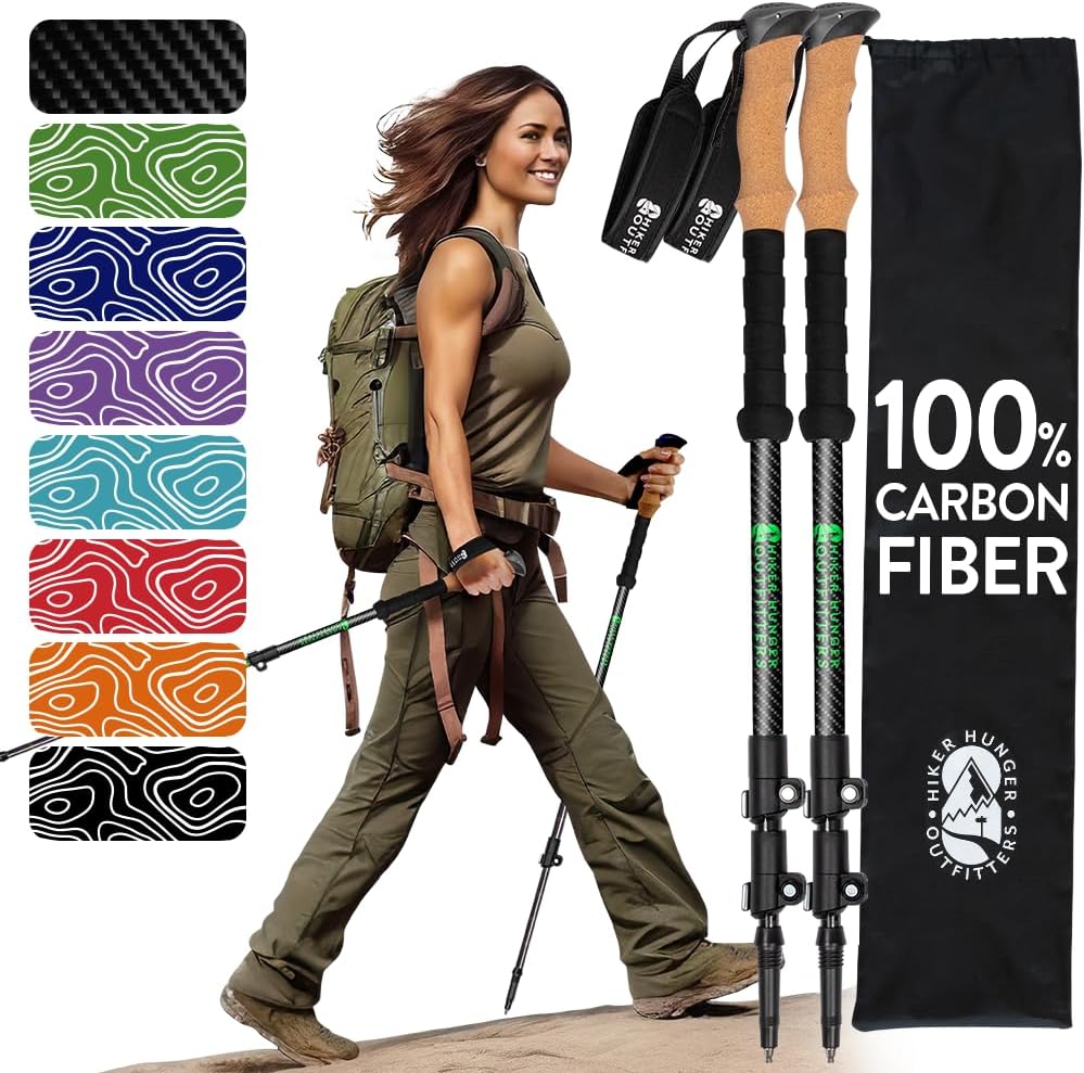 Carbon Fiber Trekking Poles